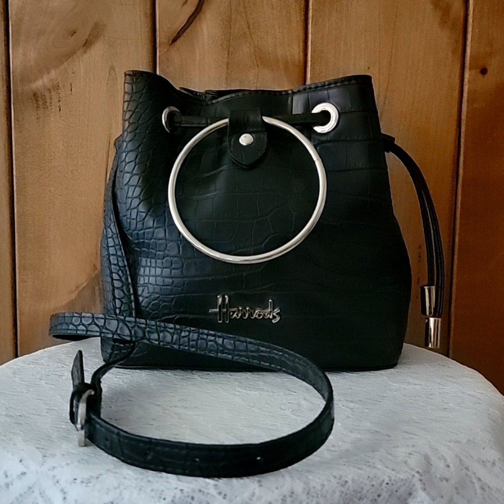 Harrods Bucket Bag bought at Heathrow Airport